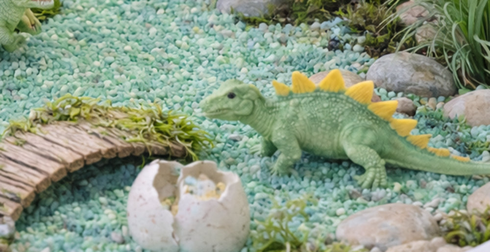 Jurassic sensory box at home